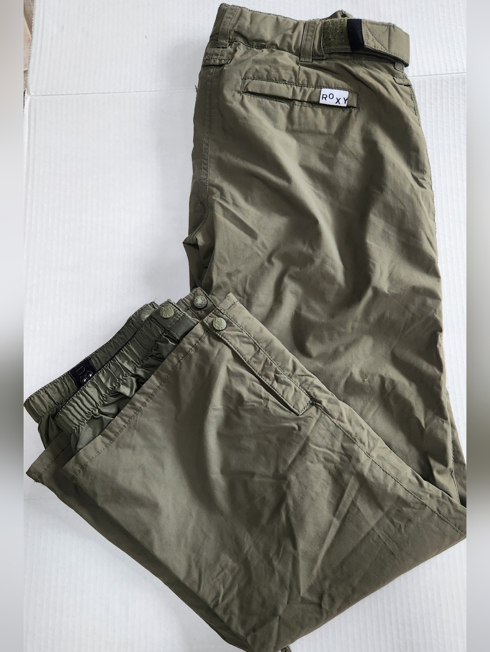 Roxy Girls Olive Green Ski/snowboard Pants